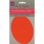 Pic & Malice coudiere/genouillere thermocollant uni Orange