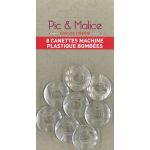 6 CANETTES MACHINE BOMBEES PLASTIQUE STANDARD