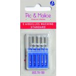 BOITE DE 5 AIGUILLES MACHINE STANDARD