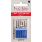 BOITE DE 5 AIGUILLES MACHINE JEANS