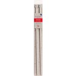 Paire  aiguilles à tricoter 33cm métal