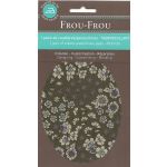 Coudières Genouillères thermocollantes Frou-Frou Fleuri Vert Kaki