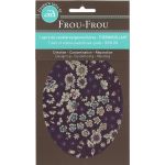 Coudières Genouillères thermocollantes Frou-Frou Fleuri Violet foncé