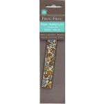 Ruban thermocollant 15mmx2m Frou-Frou Fleuri Jaune Moutarde petites fleurs