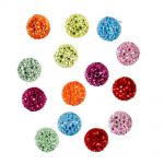 Récréatys Sachet boutons Basiques demi boules Paillettées