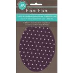Coudières - Genouillères thermocollantes Frou Frou Etoiles Violet foncé