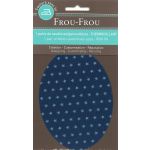 Coudières - Genouillères thermocollantes Frou Frou Etoiles Bleu intense