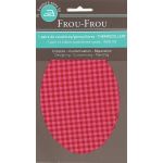 Coudières - Genouillères thermocollantes Frou Frou Vichy Rouge
