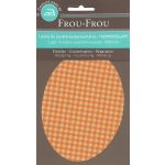 Coudières - Genouillères thermocollantes Frou Frou Vichy orange