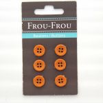 Carte de 6 ou 4 boutons (selon taille) UNIS Orange