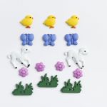 Récréatys Sachet boutons fantaisie agneaux