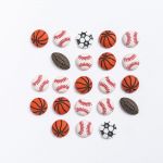 Récréatys Sachet boutons fantaisie ballons sport