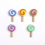 Récréatys Sachet boutons fantaisie bonbons sucettes
