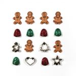 Récréatys Sachet boutons fantaisie Noel Biscuits