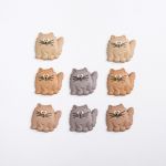 Récréatys Sachet boutons fantaisie chats louchent