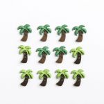 Récréatys Sachet boutons fantaisie vacances palmier