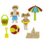Récréatys Sachet boutons fantaisie vacances enfants plage