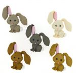 Récréatys Sachet boutons fantaisie lapinous