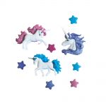 Récréatys Sachet boutons fantaisie licornes etoiles