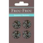 Boutons Fleuri chocolat