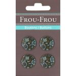 Boutons Fleuri Kaki