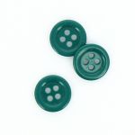 Bouton Mercerie Uni Turquoise foncé