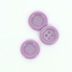 Bouton Mercerie Uni Violet Myrtille