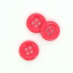 Bouton Mercerie Uni Rose fushia
