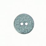 Bouton rond Pailletée 2 trous Frou-Frou TOUT CE QUI BRILLE BLEU MOYEN