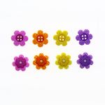 Récréatys Sachet boutons fantaisie fleurs fleurs enfants