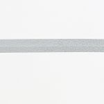 Biais Polycoton Uni brillant Replié 20mm Frou-Frou Argenté - PRIX AU METRE