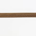 Biais Polycoton Uni brillant Replié 20mm Frou-Frou Cuivré lamé noir - PRIX AU METRE