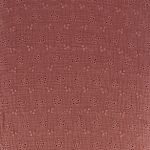 TISSU DOUBLE GAZE BRODERIE - MAUVE- 100% COTON - Laize 135cm