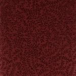 TISSU DOUBLE GAZE FLEURS - BORDEAUX - 100%  COTON GOT - Laize 135cm