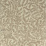 TISSU DOUBLE GAZE FLEURS - SABLE - 100%  COTON GOT - Laize 135cm