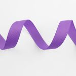 Bobinette ruban Gros grain Violet (Plusieurs Largeurs existantes)