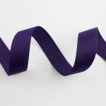 Bobinette ruban Gros grain Violet foncé (Plusieurs Largeurs existantes)