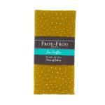 Coupon Tissu Double Gaze 132x70cm 100% Coton jaune Moutarde