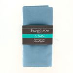 Coupon Tissu Uni 140x50cm 100% Coton Bleu gris