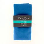 Coupon Tissu Uni 140x50cm 100% Coton Bleu roi