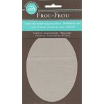 Genouillères-coudières thermocollantes Frou-frou 8, x12,1cm Uni Beige clair