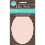 Genouillères-coudières thermocollantes Frou-frou 8, x12,1cm Uni Saumon