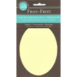 Genouillères-coudières thermocollantes Frou-frou 8, x12,1cm Uni Vert Anis