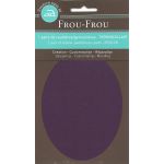 Genouillères-coudières thermocollantes Frou-frou 8, x12,1cm Uni Violet foncé