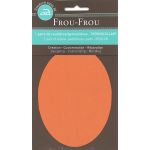 Genouillères-coudières thermocollantes Frou-frou 8, x12,1cm Uni Orange
