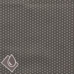 TISSU FROU-FROU ENDUIT POIS Taupe Laize de 150cm - PRIX AU METRE