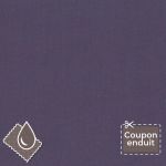 TISSU COUPON ENDUIT FROU-FROU UNI 70x35cm Myrtille