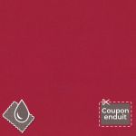 TISSU COUPON ENDUIT FROU-FROU UNI 70x35cm Bordeaux glamour