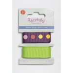 Récréatys - Assortiment 2 rubans 2x16mmx1m Ronds et Uni