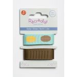 Récréatys - Assortiment 2 rubans 2x16mmx1m Macaron et Uni